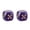 Amethyst Rounded Corner, variant on 2PCS Natural Crystal Dice Polished Energy Stones Natural Gemstone Dices Crystal D6 Mahjong Dices For Casino Games Craps Diy Crafts Spiritual Decor (Obsidian Right Angle)