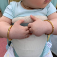thumbnail image 2 of 2pcs/lot 18K Gold Plated Baby To toddlers Adjustable Bangles Bracelets Christmas Gifts, 2 of 5