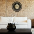 thumbnail image 4 of La Crosse Clock 20 inch Covington Contemporary Black Quartz Analog Wall Clock, 404-3051, 4 of 5