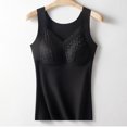 thumbnail image 4 of Tank Tops for Women Shapewear Tank Tops Sleeveless Lace Camisole Thermal Underwear Tummy Tank Tops with Built in Bra, 4 of 5