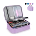 thumbnail image 1 of Estuche Para Lapices 72 Ranuras Lapiceras Organizadoras Modelo Morado, 1 of 4