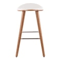 thumbnail image 4 of Saddle Mid-Century Modern Counter Stool by LumiSource, 4 of 9
