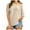 Beige, variant on Women Shirts Summer Off Shoulder Shirts Casual Loose Short Sleeve Tunics Tops Beige L