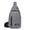 Grey, variant on Womens Crossbody Purse Unisex Cloth Chest Crossbody Shoulder Bag, Built-In Headphone Jack & Charging Port For Outdoor Casual Daily Wear