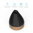 thumbnail image 3 of Pure Enrichment PureSpa Natural Aromatherapy Oil Diffuser (Black) - Ultrasonic Air Deodorizer with 200ml Water Tank, Wood-Grain Accents, Soft Color-Changing Lights, and Auto Safety Shut-Off, 3 of 8