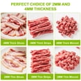 thumbnail image 3 of SupMaKin Meat Slicer Cleaver Knives Set, 17-in-1 Stainless Steel Meat Knife for Hot Pot, Barbecue and Making Pork Chicken Beef Jerky, 3 of 11