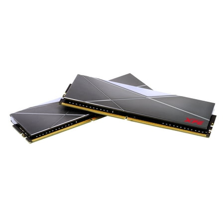 ADATA - XPG SPECTRIX AX4U320016G16A-DT50 D50 32GB 2x 16GB 3.2GHz CL16 RGB Desktop Memory - Gray