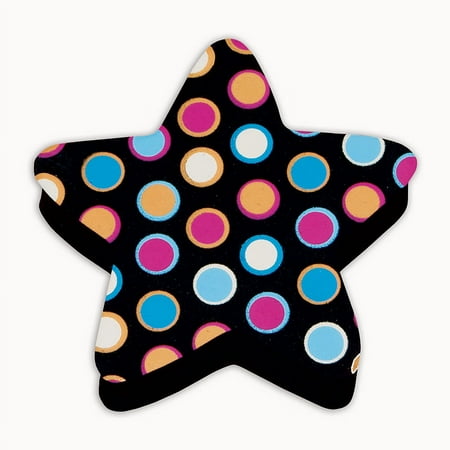 Magnetic Whiteboard Eraser, Star Dots, Pack of 6