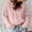 Pink, variant on Sakmal Lightweight Women Sweaters for Fall Winter Pullover Long Sleeve Plus Size Tops Crew Neck Casual Beige Sweaters for Women