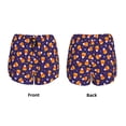 thumbnail image 3 of Pofeuu Candy Corn (2) Print Women's Athletic Shorts Running Workout Shorts Tummy Control Quick Dry Gym Shorts with Pockets Double layer sports shorts-XX-Large, 3 of 7