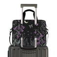 thumbnail image 2 of FORMRS 16" Laptop Bag Carrying Sleeve Case with Handle Travel Shoulder Briefcase, Gothic Floral Print, 2 of 8
