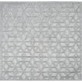 thumbnail image 3 of JONATHAN Y IBIZA 5' Square Area Rug, Talaia Neutral Geometric - Light Gray, IBZ102C-5SQ, 3 of 9