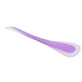 thumbnail image 1 of jifeng 2xDual-Purpose Silicone Scraper Butter Spoon Cream Spatula Baking Tool Purple, 1 of 4