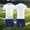 White-A, variant on FRSASU Kids Soccer Jerseys Boys Girls Breathable Athletic Jersey Training Soccer Uniforms Football Jersey Outfits 5-15 Years Yellow-D