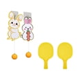 thumbnail image 3 of LOVIVER Trainer de Tennis de Table Réglable en Hauteur Trainer Professionnel de Ping-Pong 2 Planche de Lapin, 3 of 7