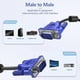 thumbnail image 2 of VGA to VGA Cable 6 ft, 15 Pin 1080P Full HD Male to Male Monitor, 2 of 5