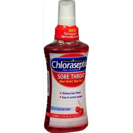 Sore Throat Spray, Cherry 6 Fl Oz (Pack Of 2)