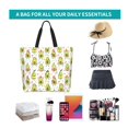 thumbnail image 6 of Honeii Avocado Playing Music Print Tote Bag for Women, Foldable Tote Bag Large Shoulder Bag Top Handle Handbag for Travel, Work, 6 of 8