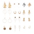thumbnail image 1 of 12 Pairs Retro Earrings Elegant Ear Dangles Chic Ear Drops Ear Jewelries, 1 of 8