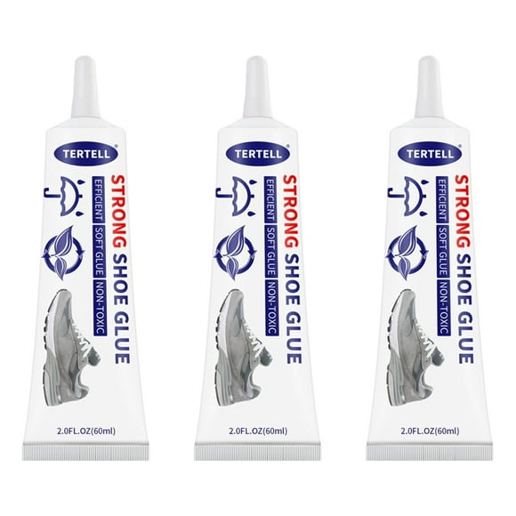 Shoe Glue Sole Repair - Shoe Goo Repair Adhesive, Glue for Shoesshoe Goo, Professional Clear Shoe Sole Glue, Quick Dry Shoe Repair F-ormula Works, Fix Heels, Leather Boots, Sneakers