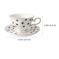 thumbnail image 2 of 1 Set Delicate Coffee Cup Saucer Set Ceramic Coffee Cup European Style Mug, 2 of 8
