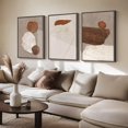 thumbnail image 2 of Neutral Singg Wall Art for Living Room, 3 Piece Modern Canvas Prints Paintings Artwork for Walls-Tan Beige Brown Minimalist Pictures for Living Room Hallway Bedroom Wall Decor, 2 of 6