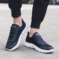 thumbnail image 2 of gvdentm Men S Sneakers Size 10 1/2 Wide Men Summer Lightweight Breathable Casual Shoes Mesh Lace Up Casual Running, 2 of 5