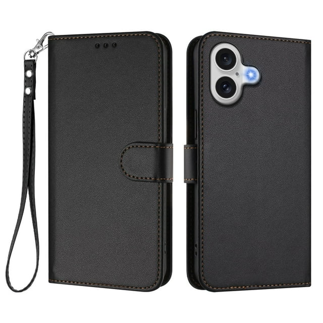 Funda Cartera GANGXUN para iPhone 17 – Cierre Magnético, Protección RFID, Correa Desmontable, Compatible con Carga Inalámbrica