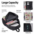 thumbnail image 4 of Disketp America Landmarks1 Mochila Estampada de Gran Capacidad con Lonchera y Estuche, Set de 3 Piezas para Estudiantes, 4 of 7