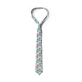 thumbnail image 4 of Necktie, Watercolor Branches Art, 3.7", Multicolor, by Ambesonne, 4 of 4