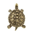 thumbnail image 2 of Tirador de cajón con forma de tortuga, pomo de cajón, tirador de puerta de metal de latón, tirador de armario Bronce, 2 of 9