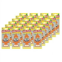 Little Trees Hanging Car and Home Air Freshener, Coconut Scent (Pack of 24)