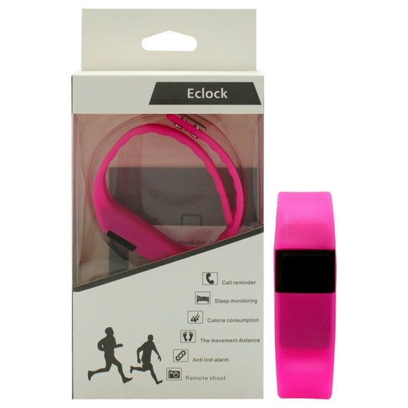 Pulsera de silicona saludable Eclock EK-H6 rosa para unisex