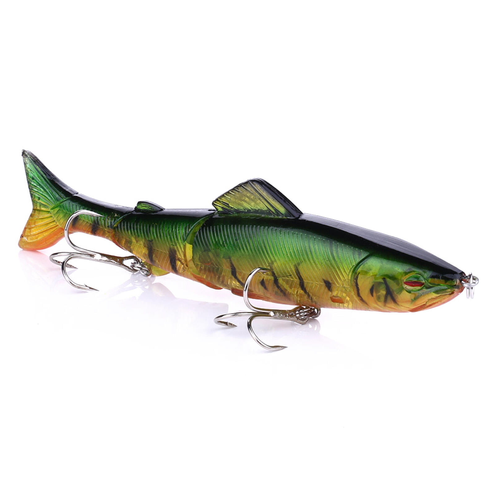 HENGJIA Fishing Lures 8pcs Multi Jointed Fish Fishing Kits Slow Sinking Lifelike Swimbait Freshwater and Saltwater for Trout Bass Lures, 4.92"/0.62oz