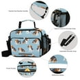 thumbnail image 4 of ALAZA Cute Beagle Dogs Lunch Box Insulated Cooler Bag Reusable Tote Bags Shoulder Strap, 4 of 7