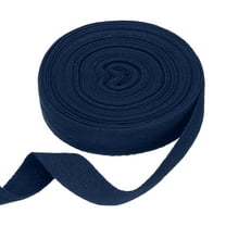 Uxcell Cotton Twill Tape Ribbon 3/4" 11 Yard Herringbone Webbing Tape, Navy Blue