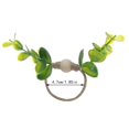 thumbnail image 3 of PENGXAING WTN 6Pc Artificial Flower Napkin Ring Rustic Napkin Rings Decor Artificial Leaf Napkin Ring Napkin Buckle, 3 of 6