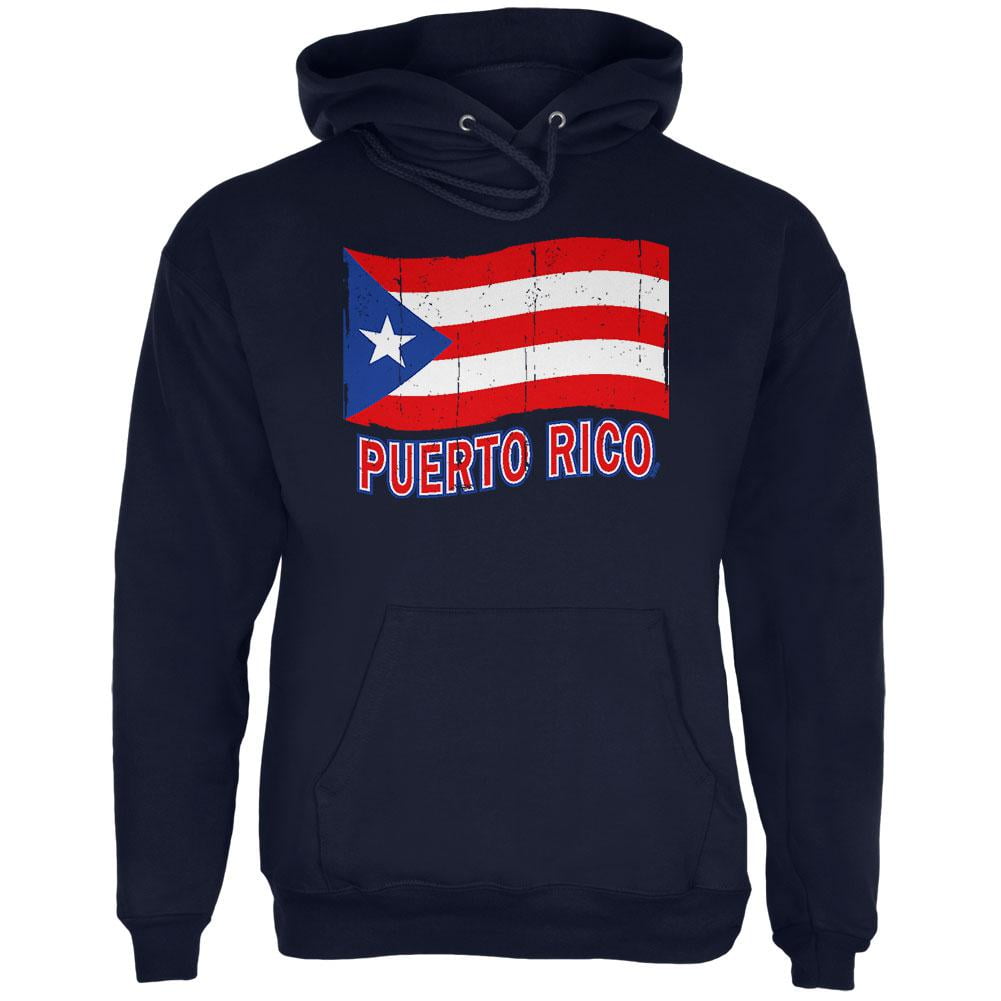 Puerto Rican Flag Womens Jacket Pullover Tops Pocket Hoodie Top