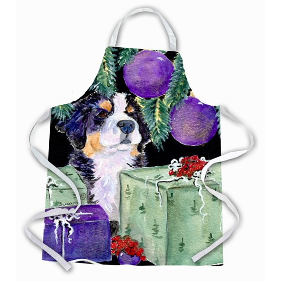 Carolines Treasures SS8582APRON Bernese Mountain Dog Apron Large multicolor