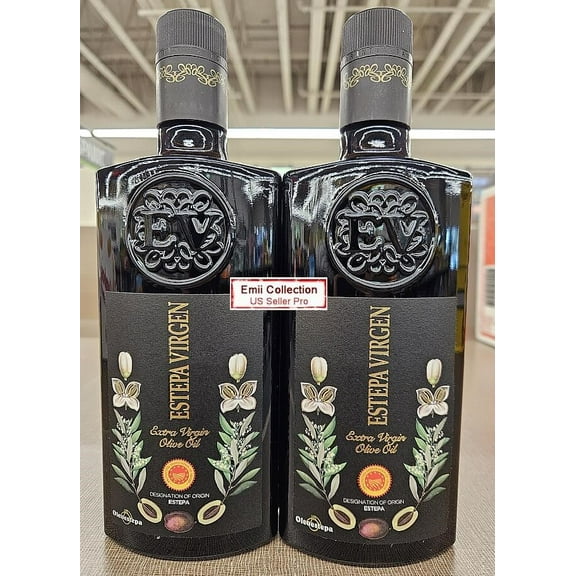 Oleoestepa SCA Estepa Extra Virgin Olive Oil 16.9fl oz 500ml (2 Bottles)