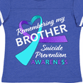 thumbnail image 4 of Inktastic Remembering my Brother- suicide prevention awareness Boys or Girls Toddler T-Shirt, 4 of 5