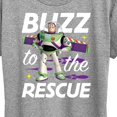thumbnail image 3 of Toy Story - Buzz To The Rescue Lc - Women's Short Sleeve Graphic T-Shirt, 3 of 5