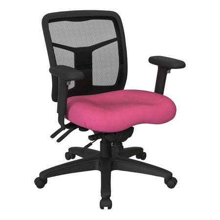 UPC: 0090234390145 | Office Star Products Mid Back Office Chair fun colors pink