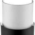 thumbnail image 6 of Progress Lighting Silva 2-Light Wall Sconce, Matte Black, White Linen Shade, 6 of 8