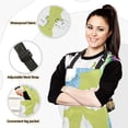 thumbnail image 2 of White Hibiscus Flowers and Leaves Apron Set with Oven Mitts Pot Holders Set of 5 Kitchen Stuff Accessories, 2 of 6