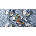 thumbnail image 2 of Contemporary Home Living 60" Blue and White Floral Round Spill-Proof Tablecloth, 2 of 8