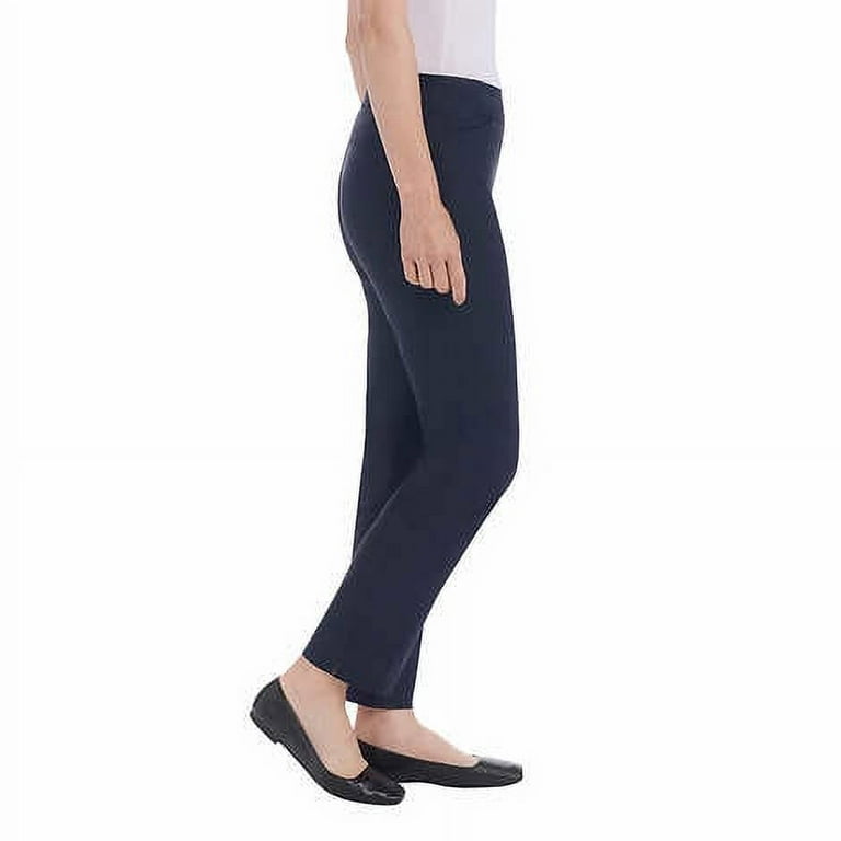 Hilary Radley Ladies' Pull-On Pant with Tummy Control (Black, Small) :  : Clothing, Shoes & Accessories