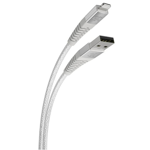 Câble Blanc Robuste 10 Pieds LIGHTNING, Tapis Lumineux 10 Pieds Blanc