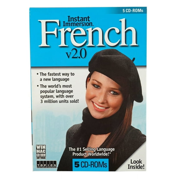 Learn to Speak FRENCH Language (5 CD Rom Set) Instant Immersion Software