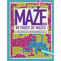 Mazecraft: MAZECRAFT 88 Pages of Mazes Wiggly Volume 1 : Challenging mazes for kids and adults. Turn the phone off. Turn the iPad off. Put pen to paper and go retro. (Series #1) (Paperback)